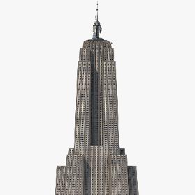 Empire State Building Low-Poly